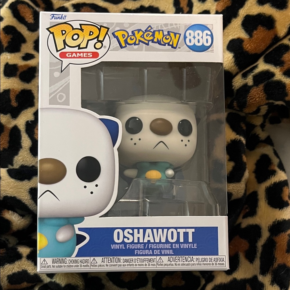 Funko Oshawott Vinyl Figure in Blue and White